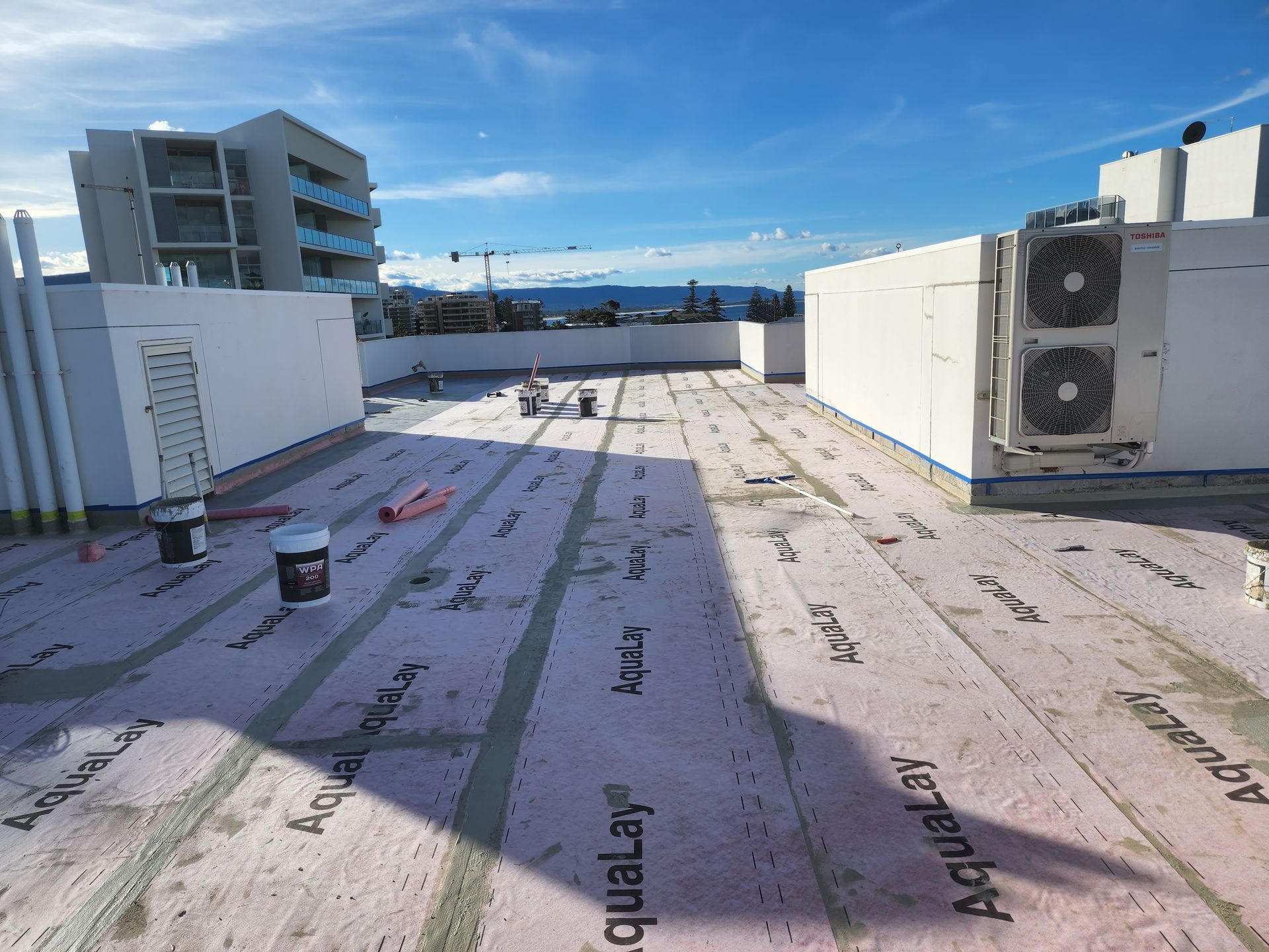 Applying waterproof paint for reliable and effective waterproofing — Leak Free Waterproofing in Thirroul, NSW