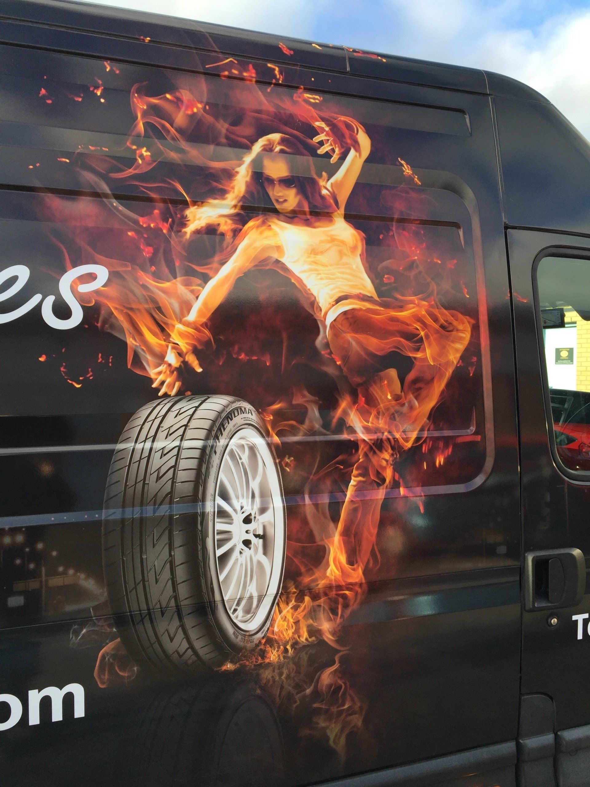 Digitally printed wrap Northumberland