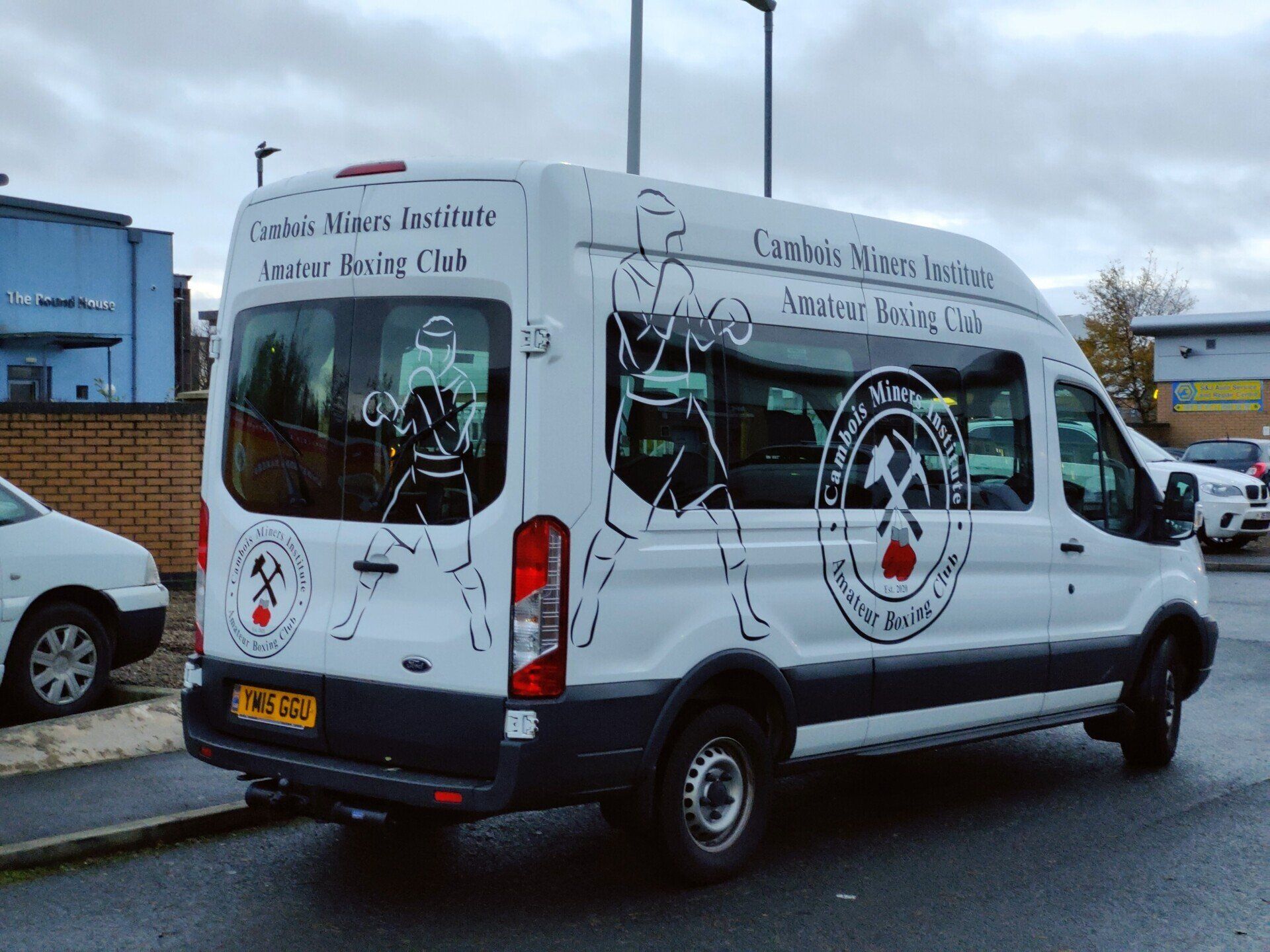 Minibus vinyl livery Northumberland