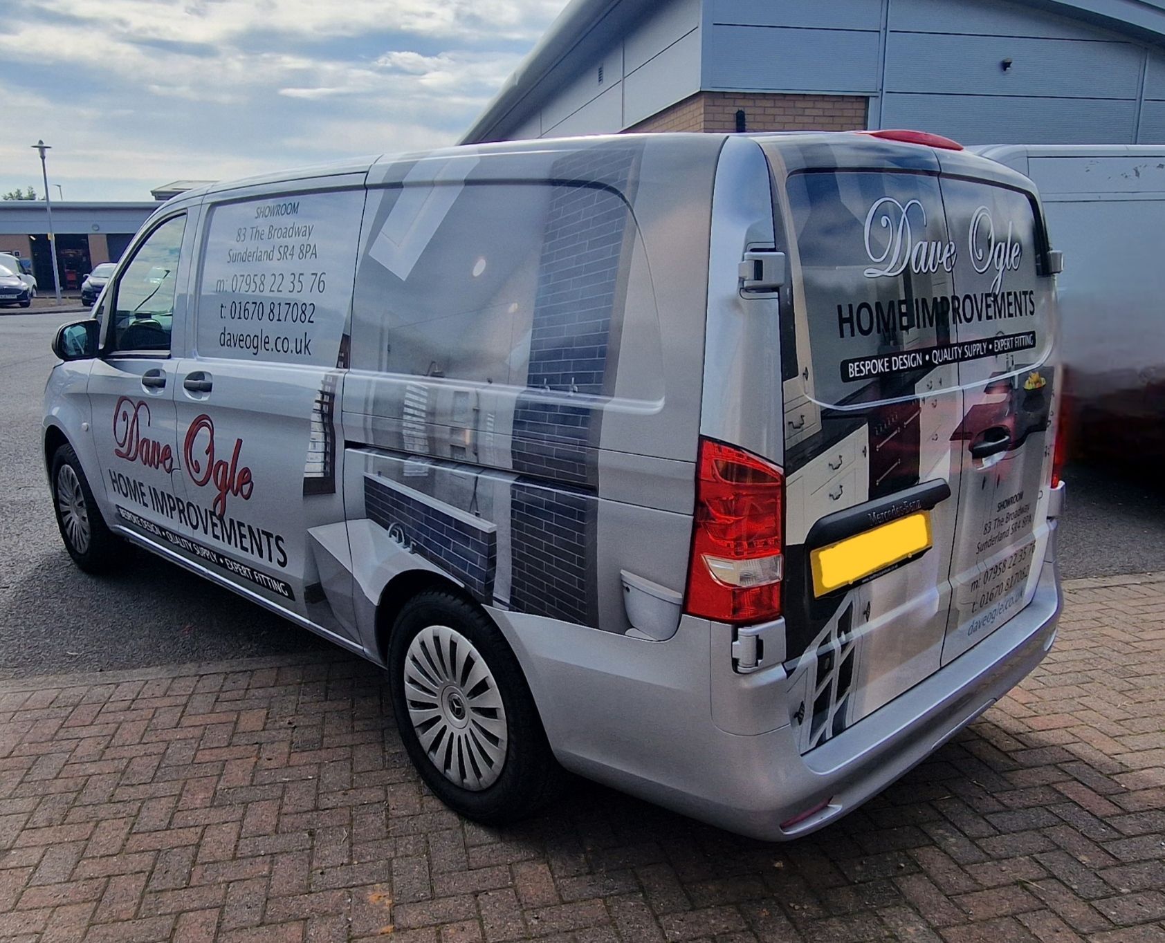 Digitally printed part wrap Dave Ogle Ashington Northumberland