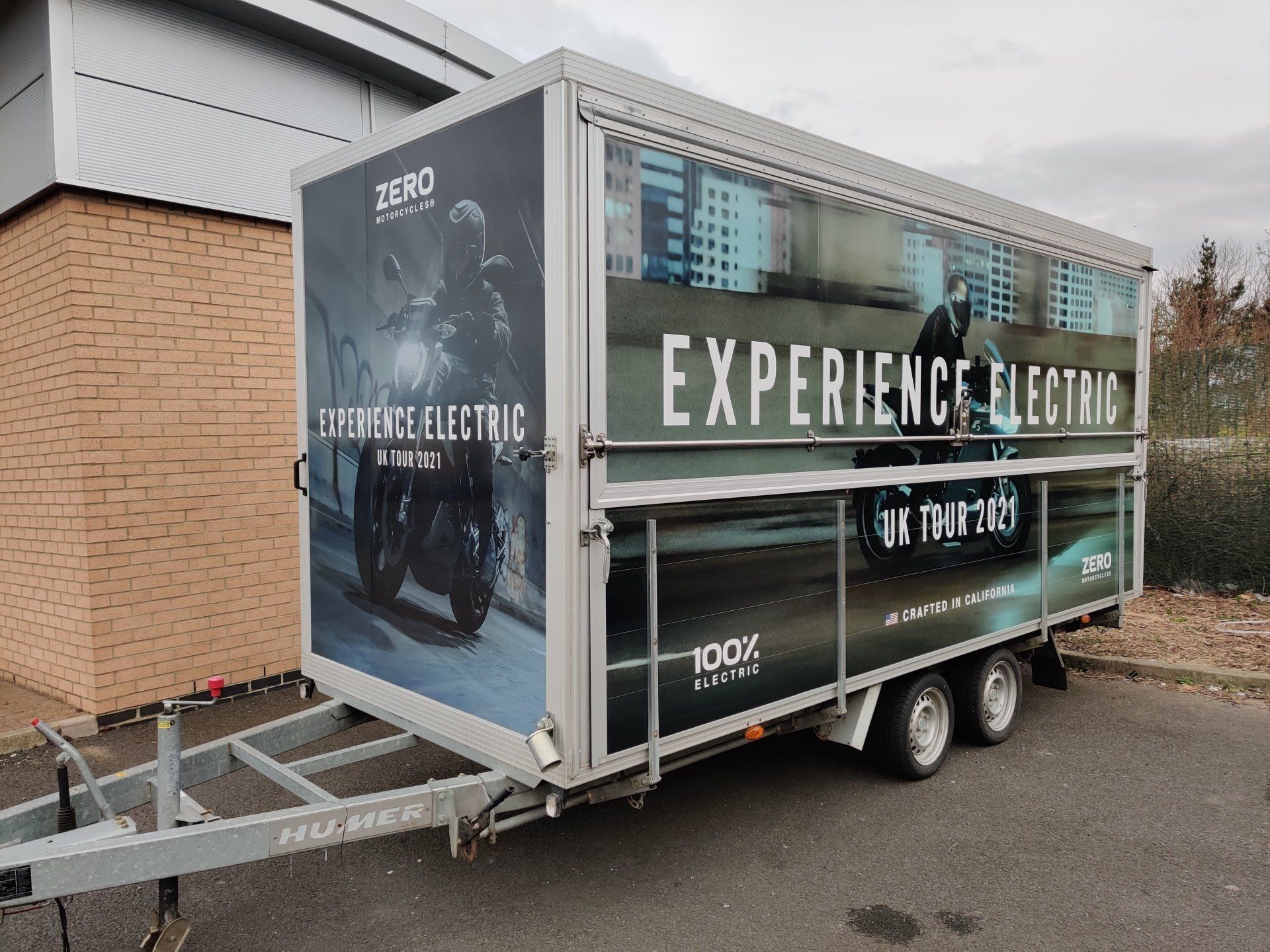 Printed vinyl Trailer Wrap Northumberland