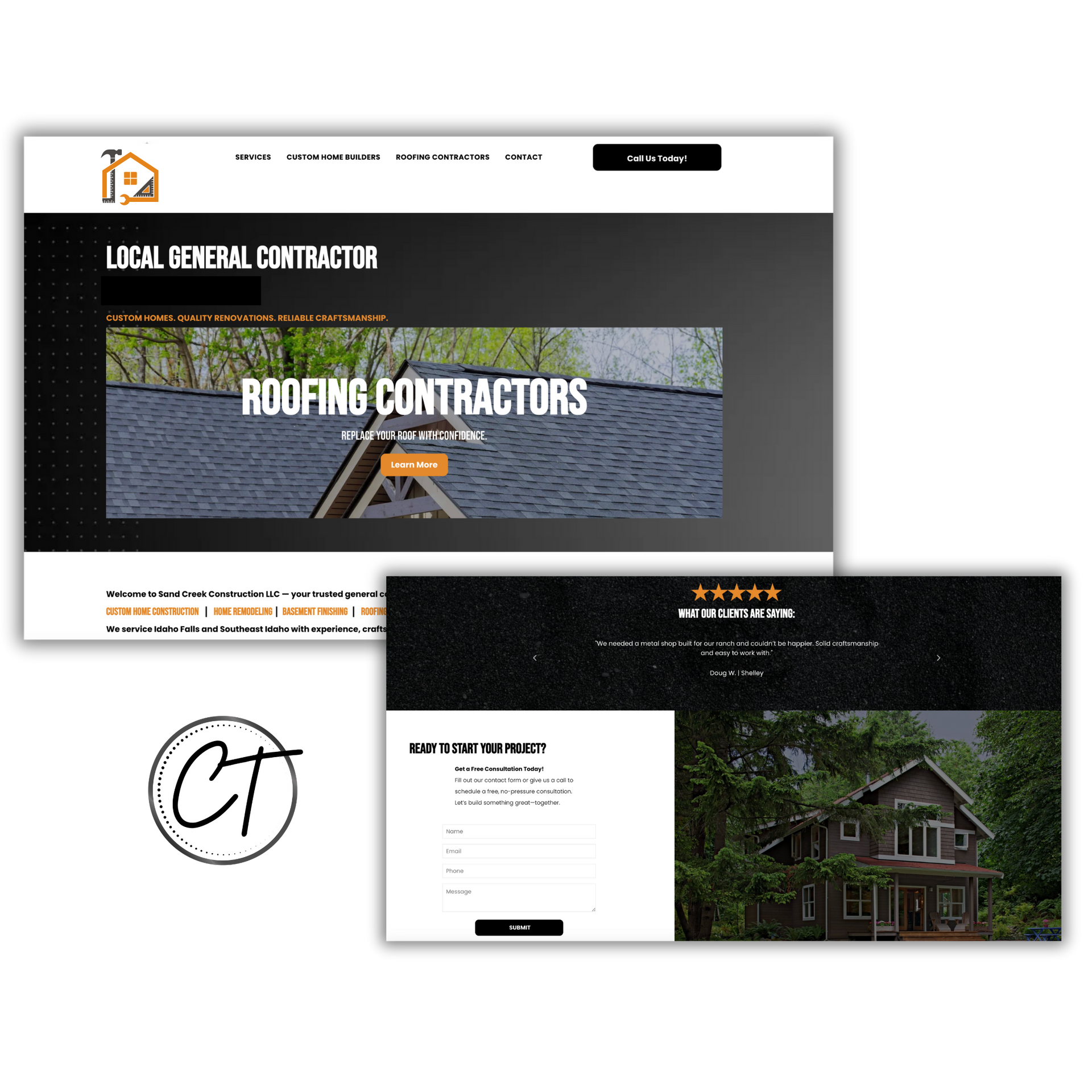 website design for contractors