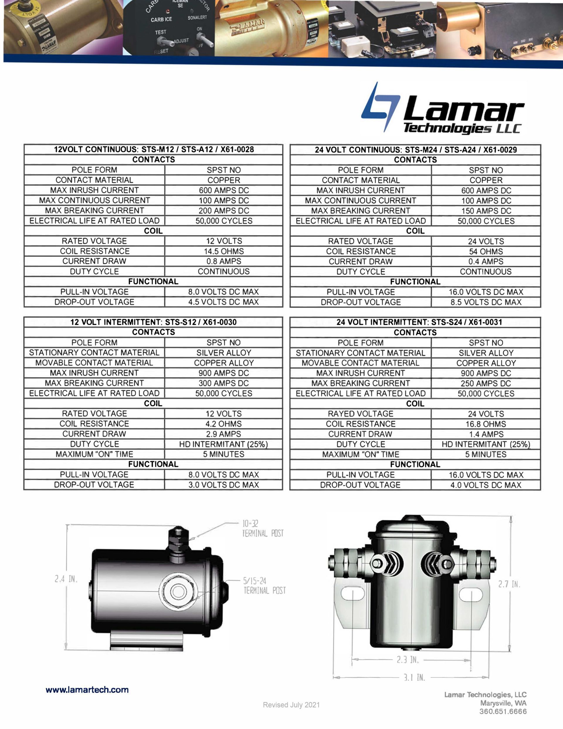 A brochure for a company called lamar international llc.