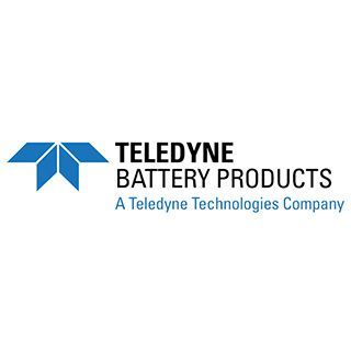 The logo for teledyne battery products is a teledyne technologies company.