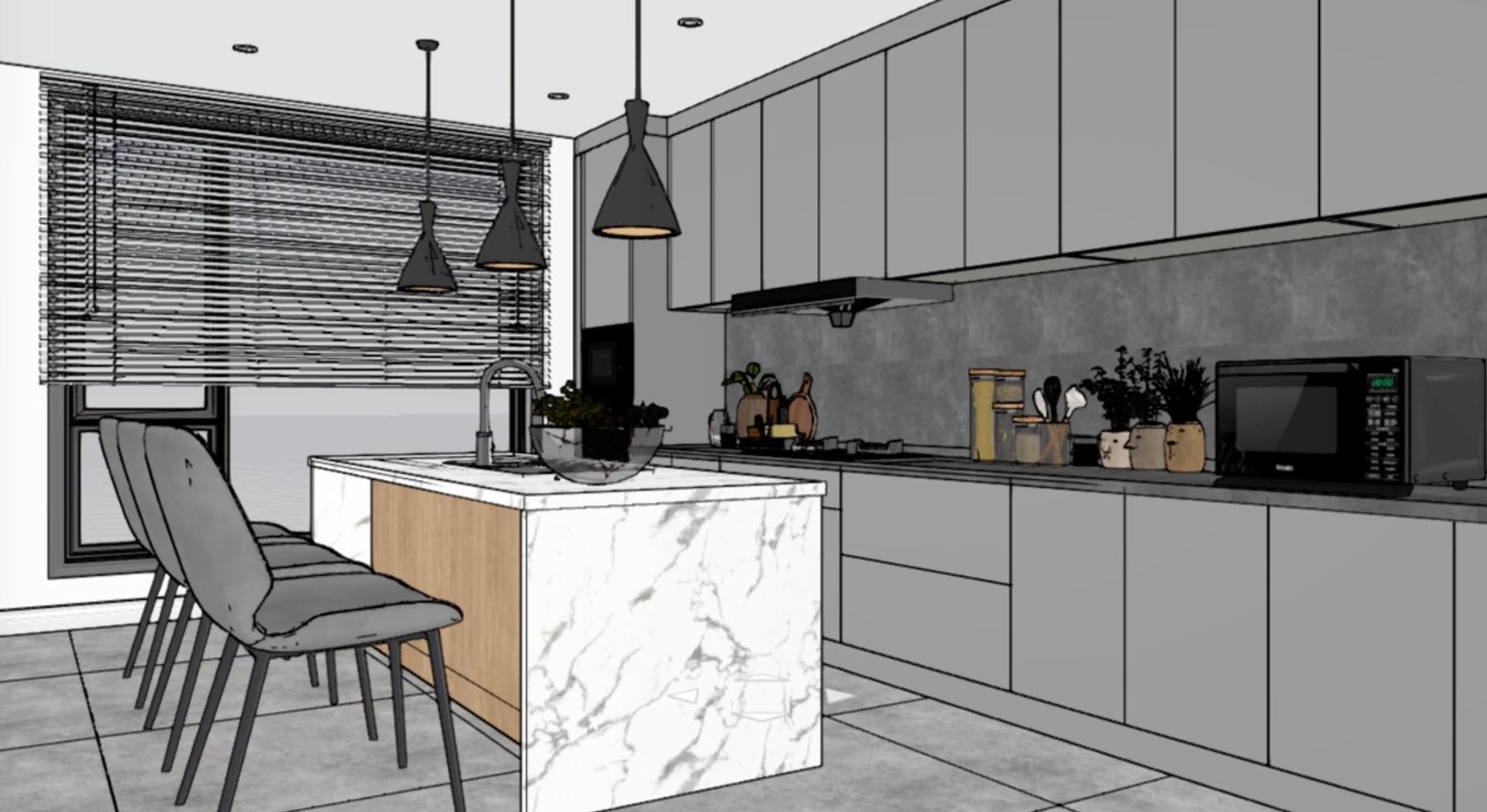 Render de un piso