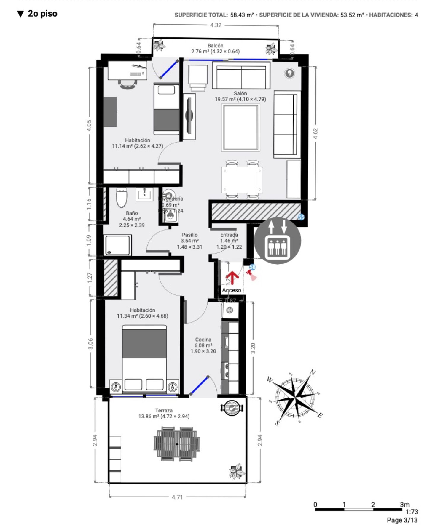 Plano de un piso