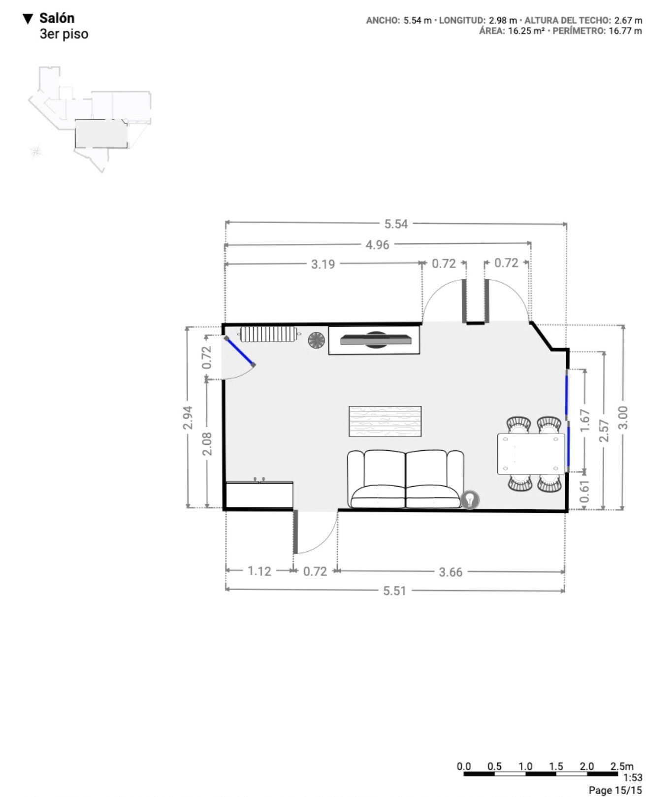 Plano de un piso