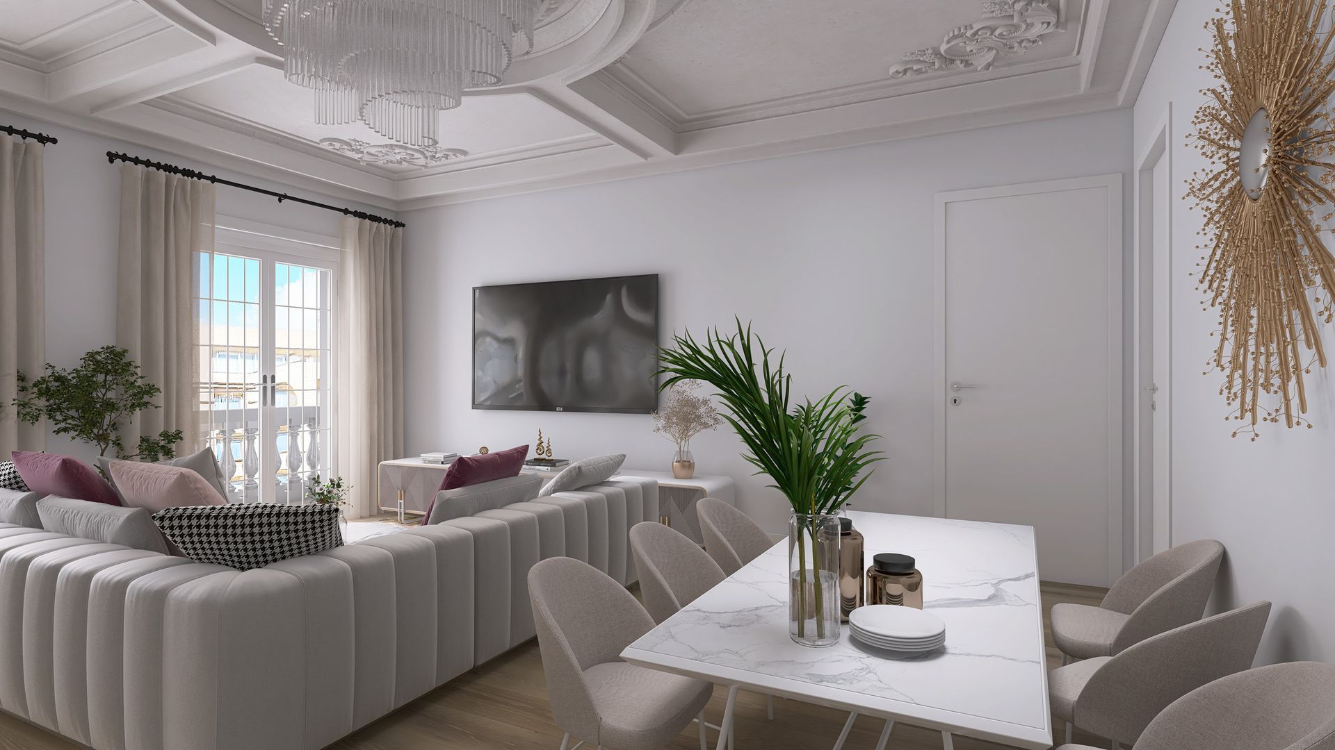 Render de un piso