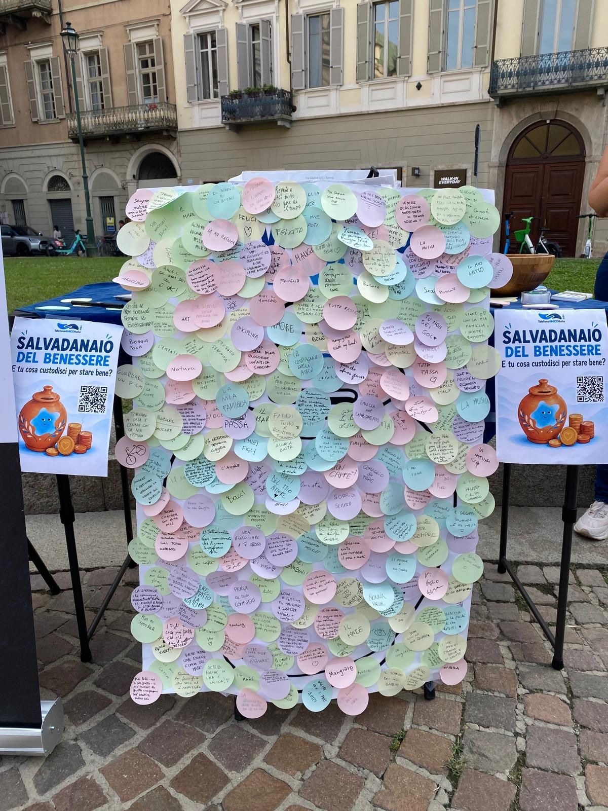 Post it su cartellone