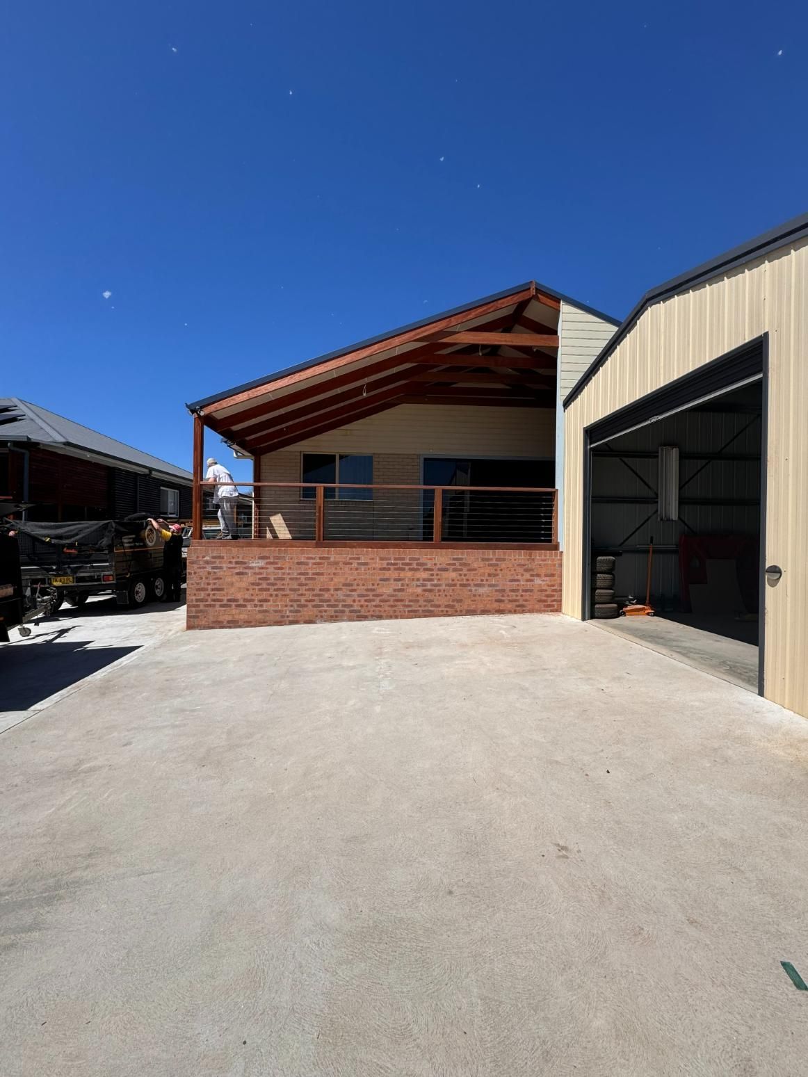 A House With a Red Brick Facade — J&C Quality Construction in Goulburn, NSW