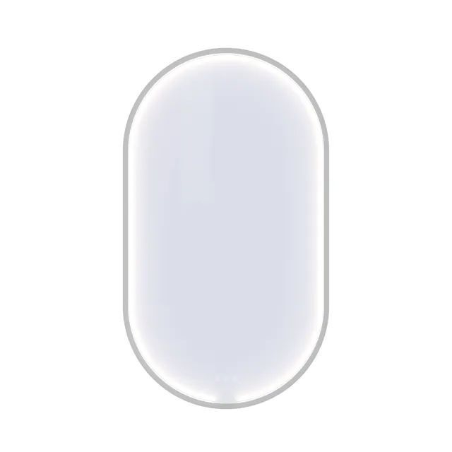 SPEGILL MOON OVAL HVÍTUR