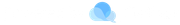 Blue cloud logo with a smaller dark blue shape beneath it on a white background