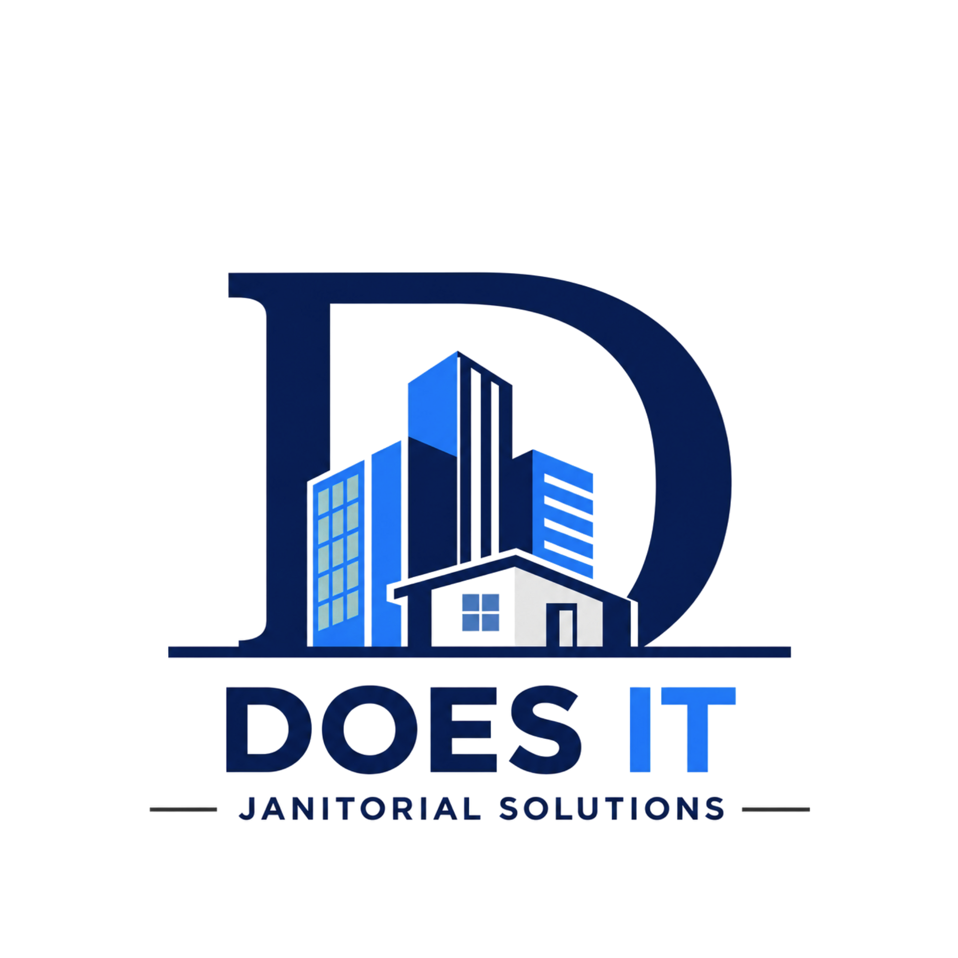 Blue circle logo: 