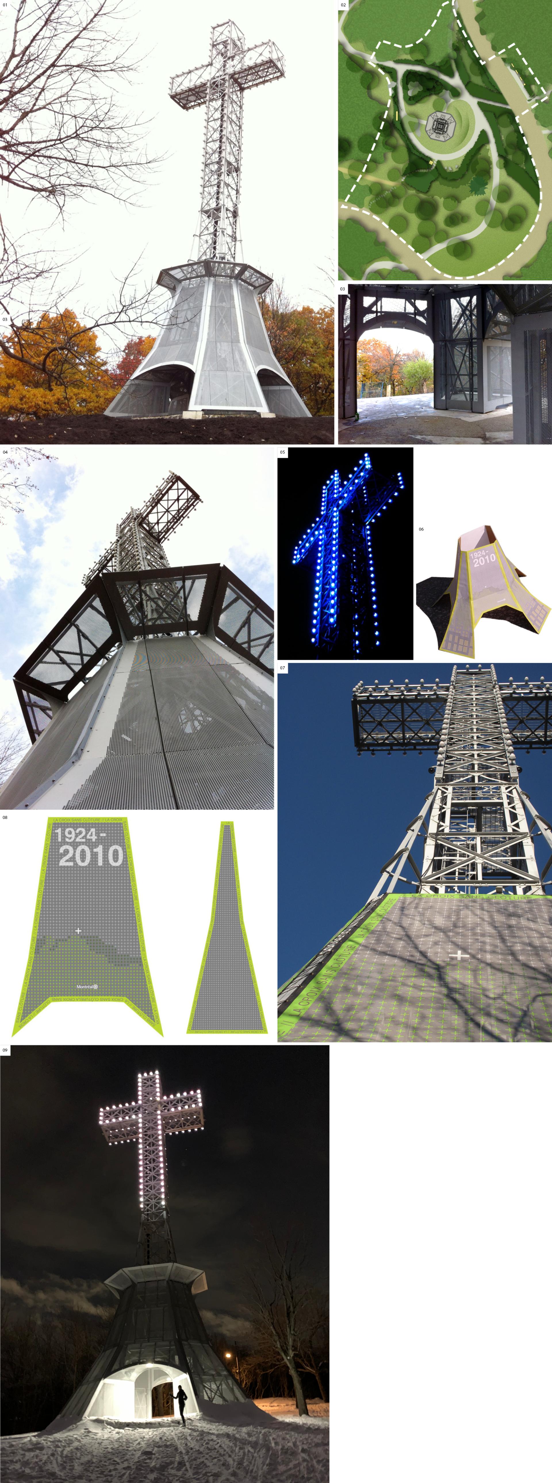 NIP Paysage Square Viger Croix du Mont-Royal