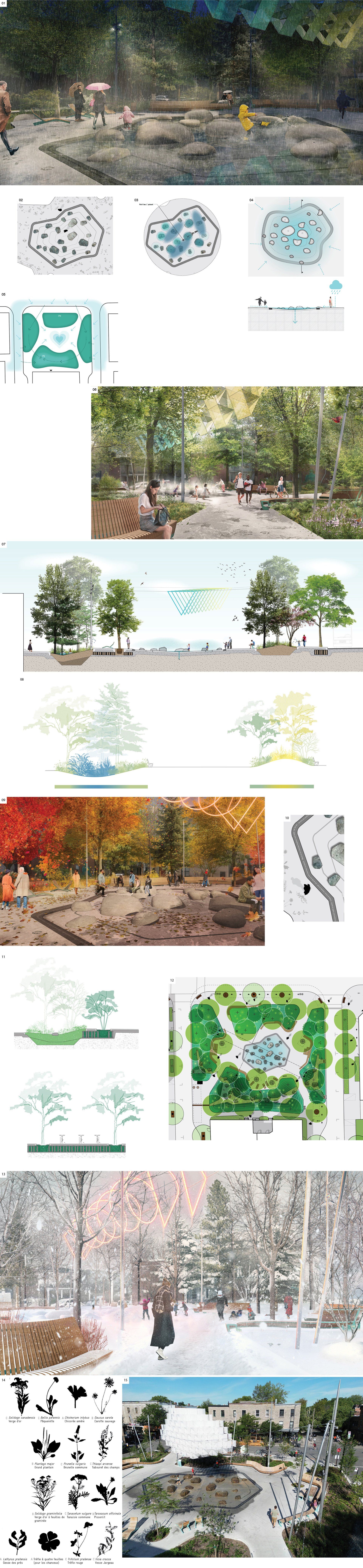 Place des Fleurs-de-Macadam