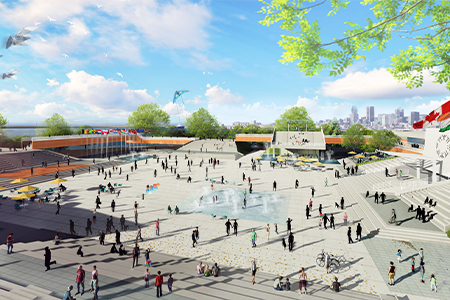 RÉHABILITATION DU SECTEUR DE LA PLACE DES NATIONS, Parc Jean-Drapeau