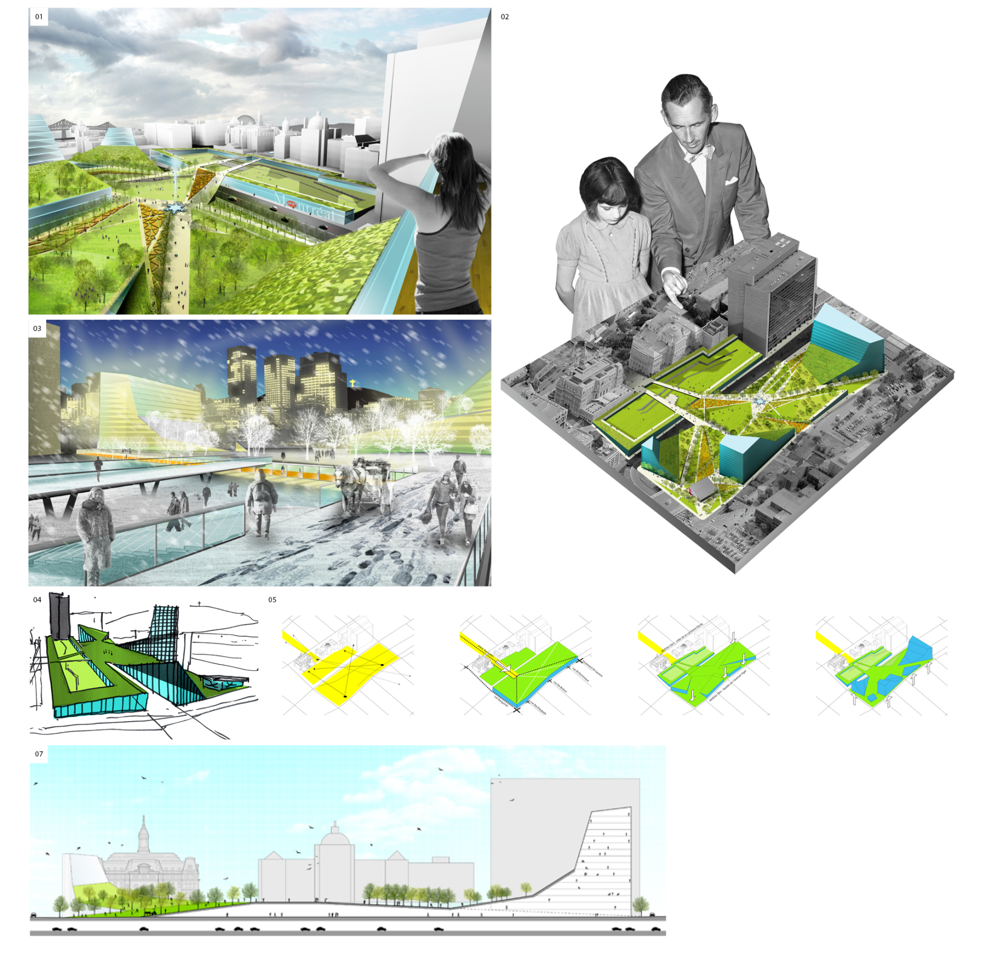 NIP Paysage Square Viger Champ-de-mars Shuko Montréal design competition