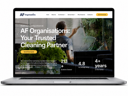 Website Design for Cleaners
