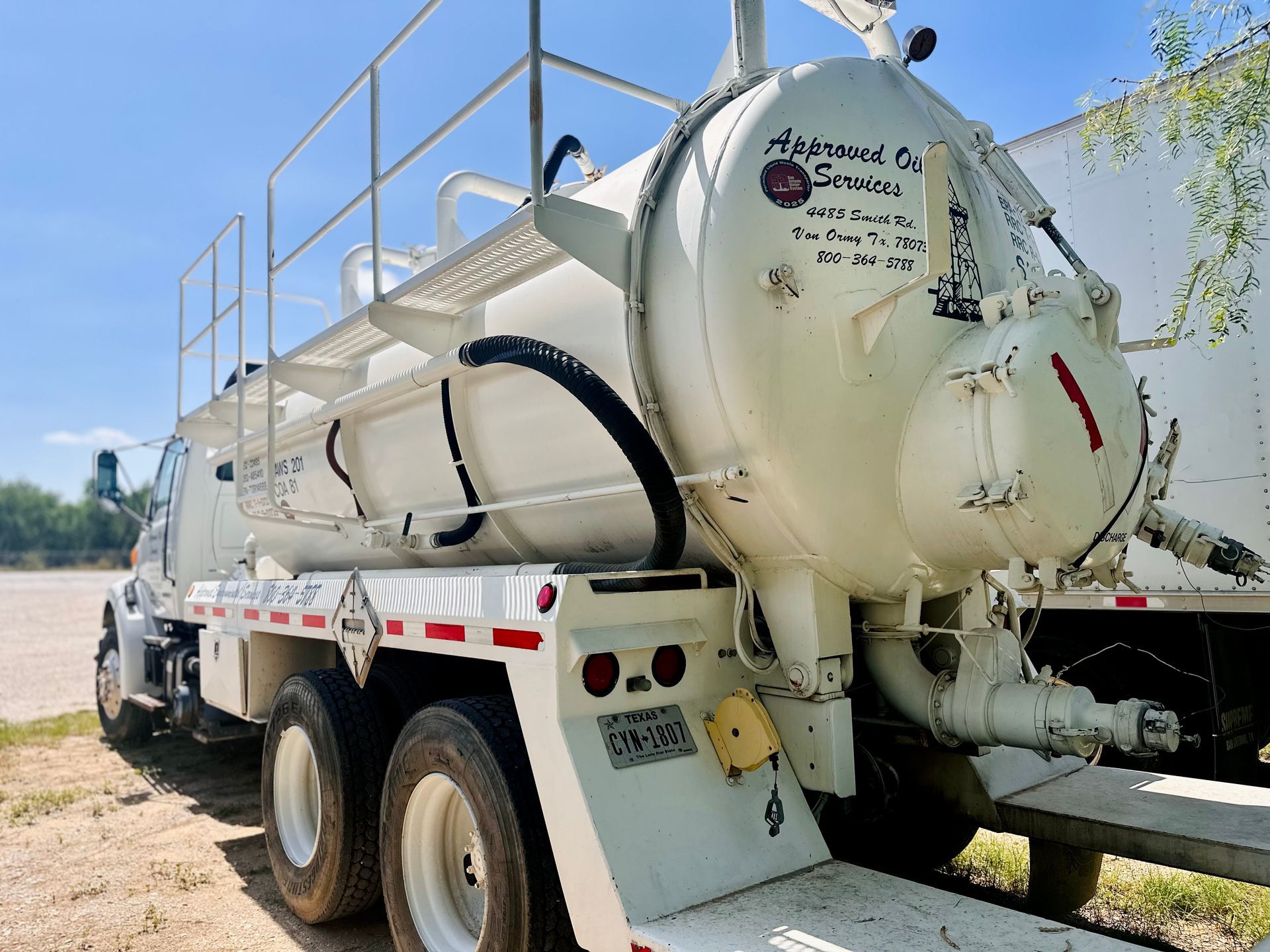 Large Industrial Vacuum — Somerset, TX — Approved Oil Services LLC