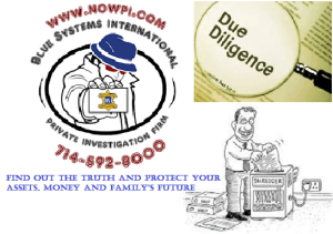 Due Diligence - Private Investigator