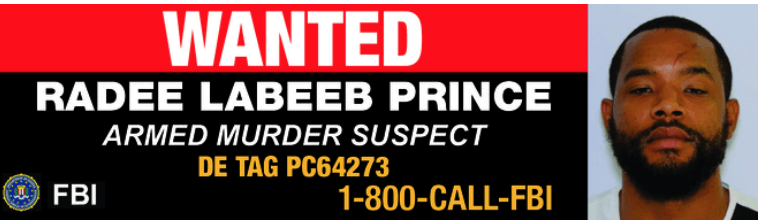A wanted poster for radee labeeb prince