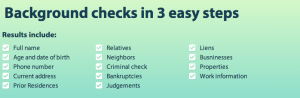 A list of background checks in 3 easy steps
