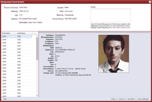 background check