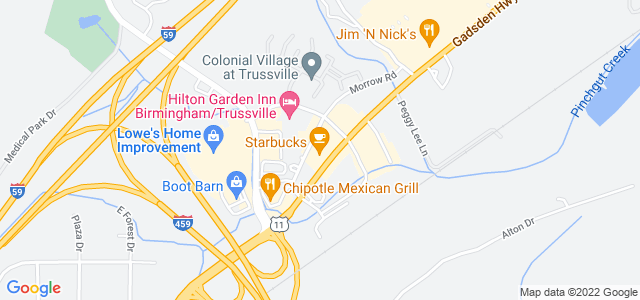 Map of business location