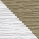 Bloc de couleur diagonal blanc et beige.