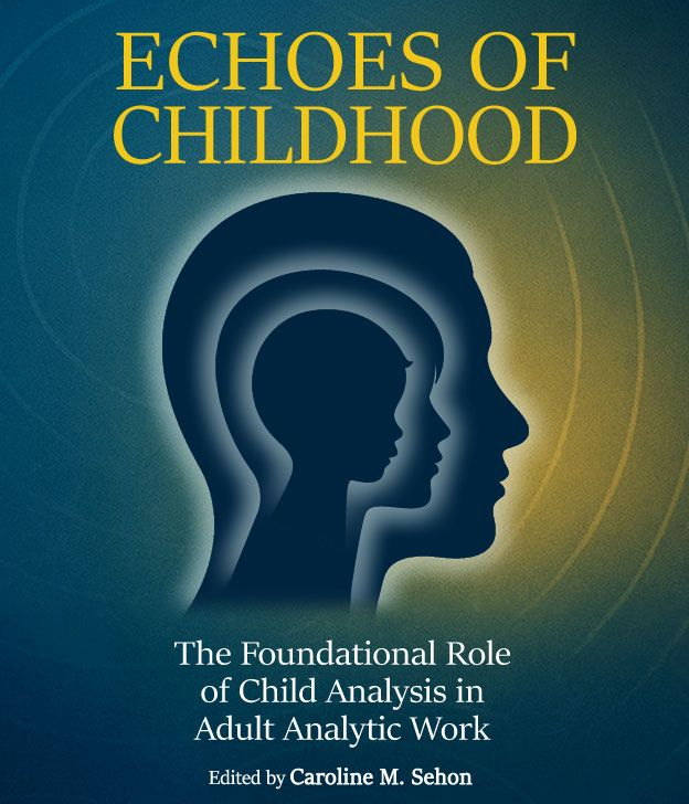 Book cover: silhouette of a head with a child silhouette inside. Title: