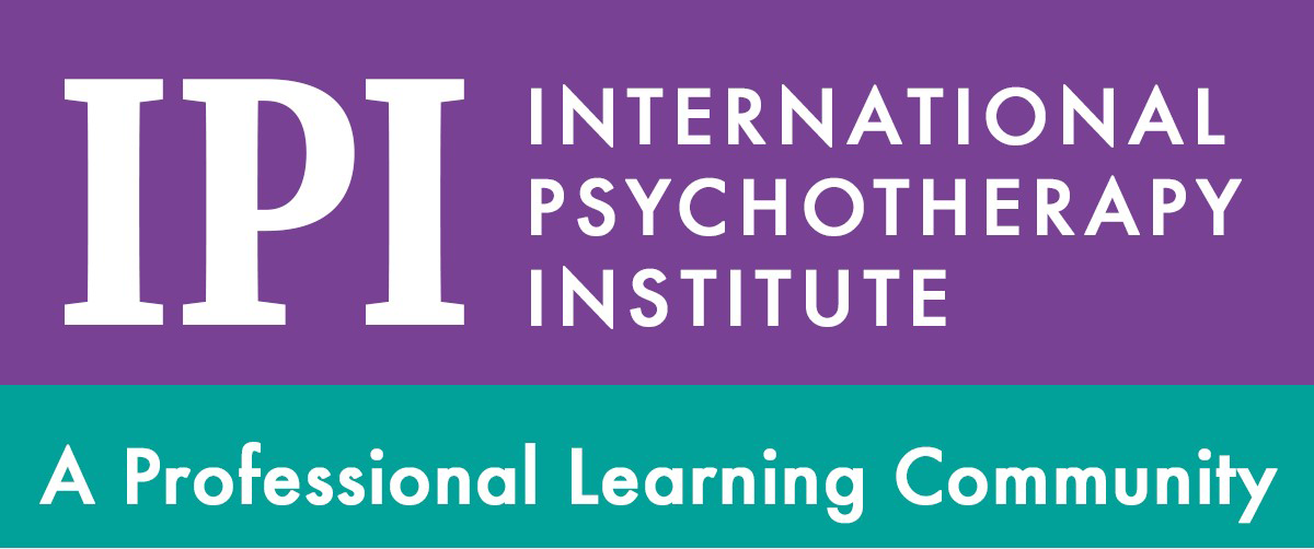 A purple logo for the international psychotherapy institute