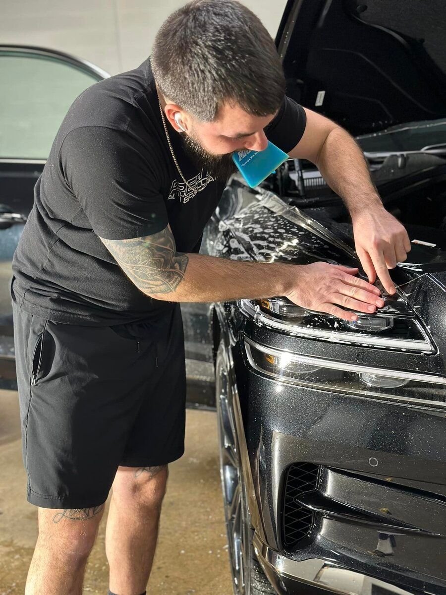 ppf installation in a car