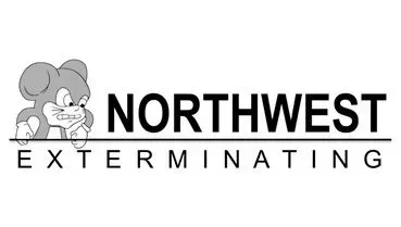 Logo for Northwest Exterminating with a gray mouse icon and bold black text on white background