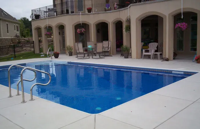 Backyard Pool — Sullivan, WI — Concrete Specialists Inc Backyard Pool — Sullivan, WI — Concrete Specialists Inc