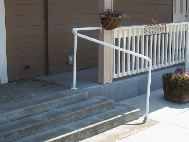 Curve handrail — Junction City, OR — Radius Pipe Bending & Fabricating