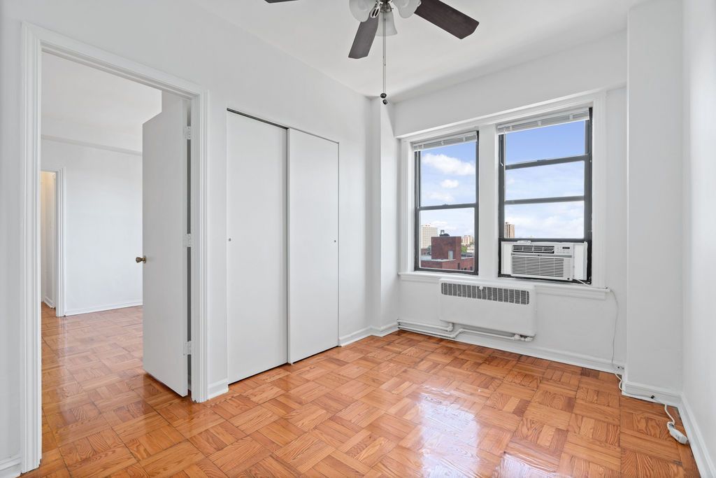 classic style interior with fan and windows 2