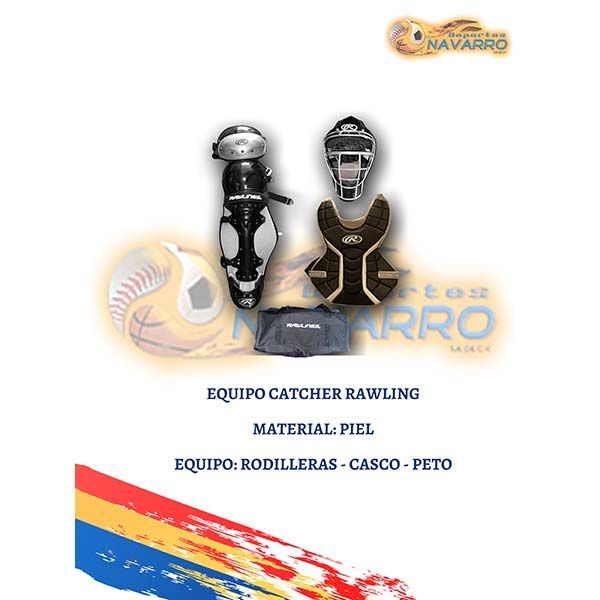 Equipo Catcher Marca Rawlings