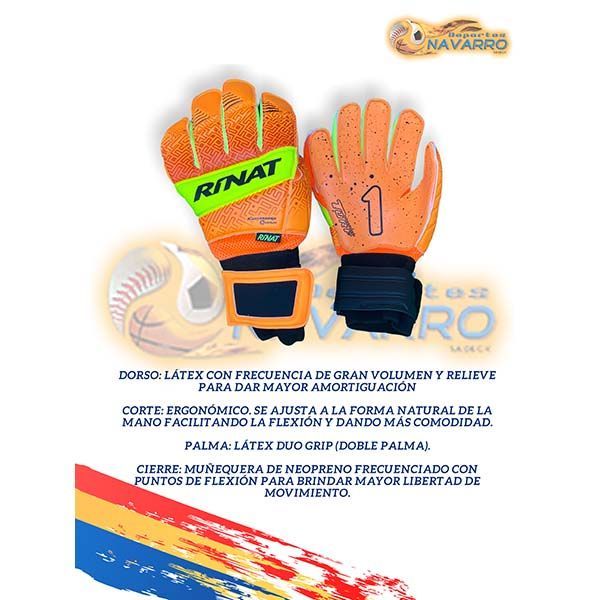 Guantes de Portero Rinat Naranja