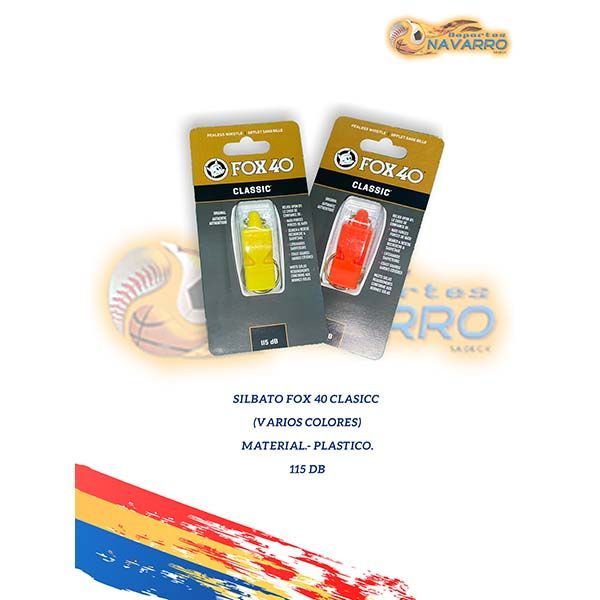 Silbato Fox 40 Classic 115db
