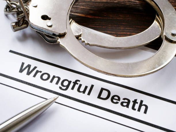 A wrongful death text with pen