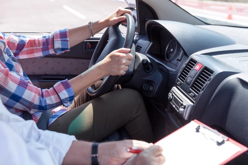 Woman Driving Lesson — Driving School in Wollongbar, NSW