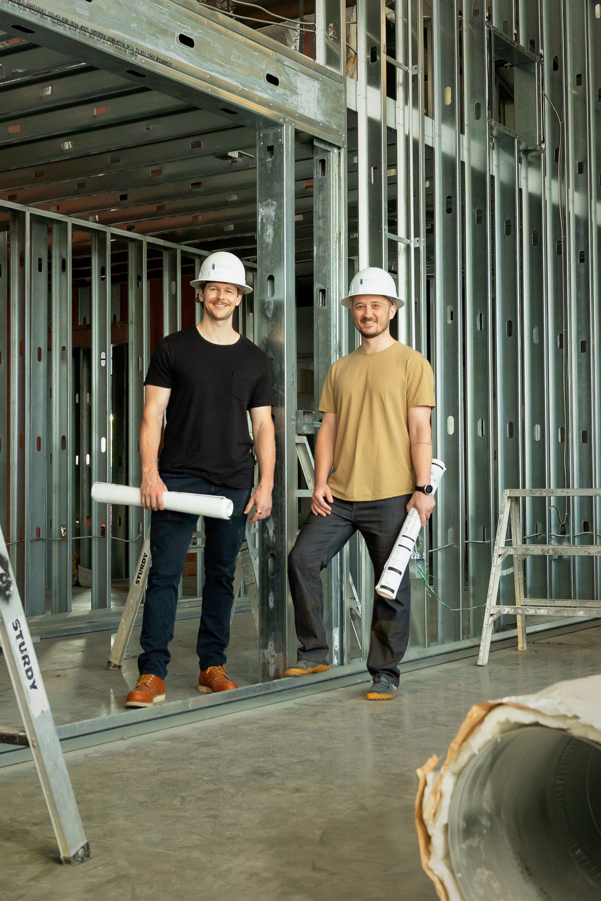 Miles and Ryan on site · photo to come