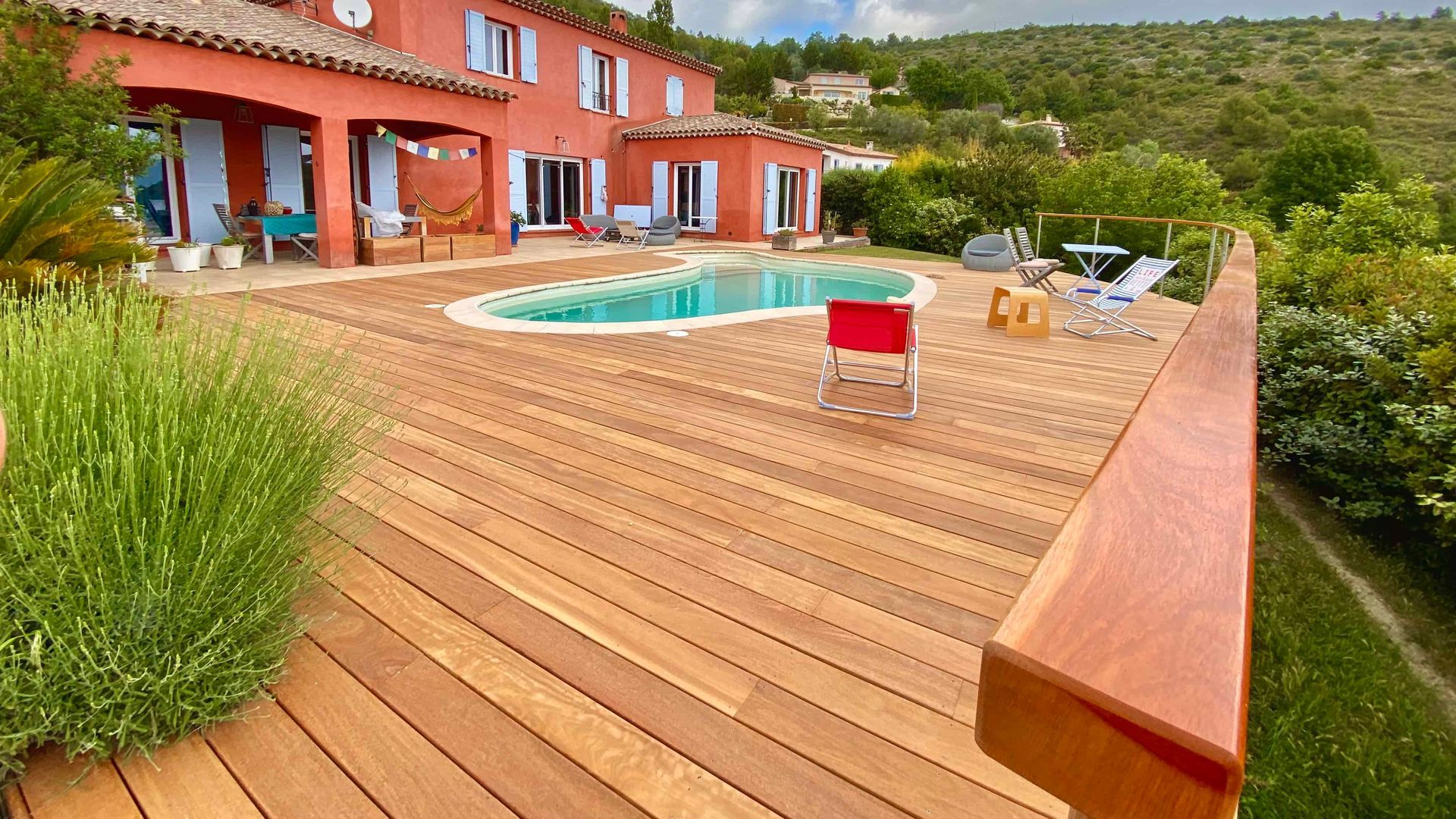 Terrasse en bois exotique Cumaru resultat final