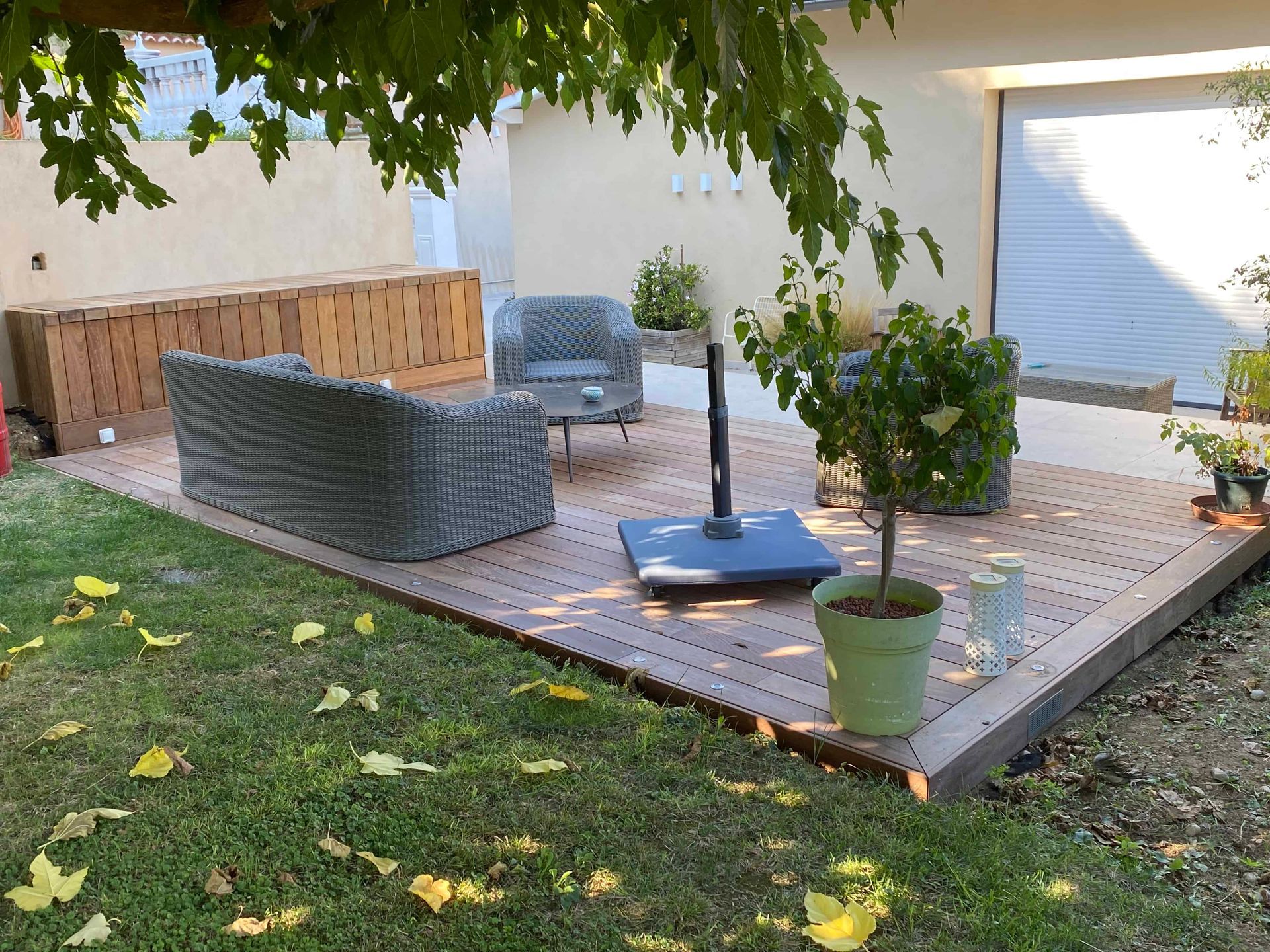 Terrasse en bois exotique IPE.