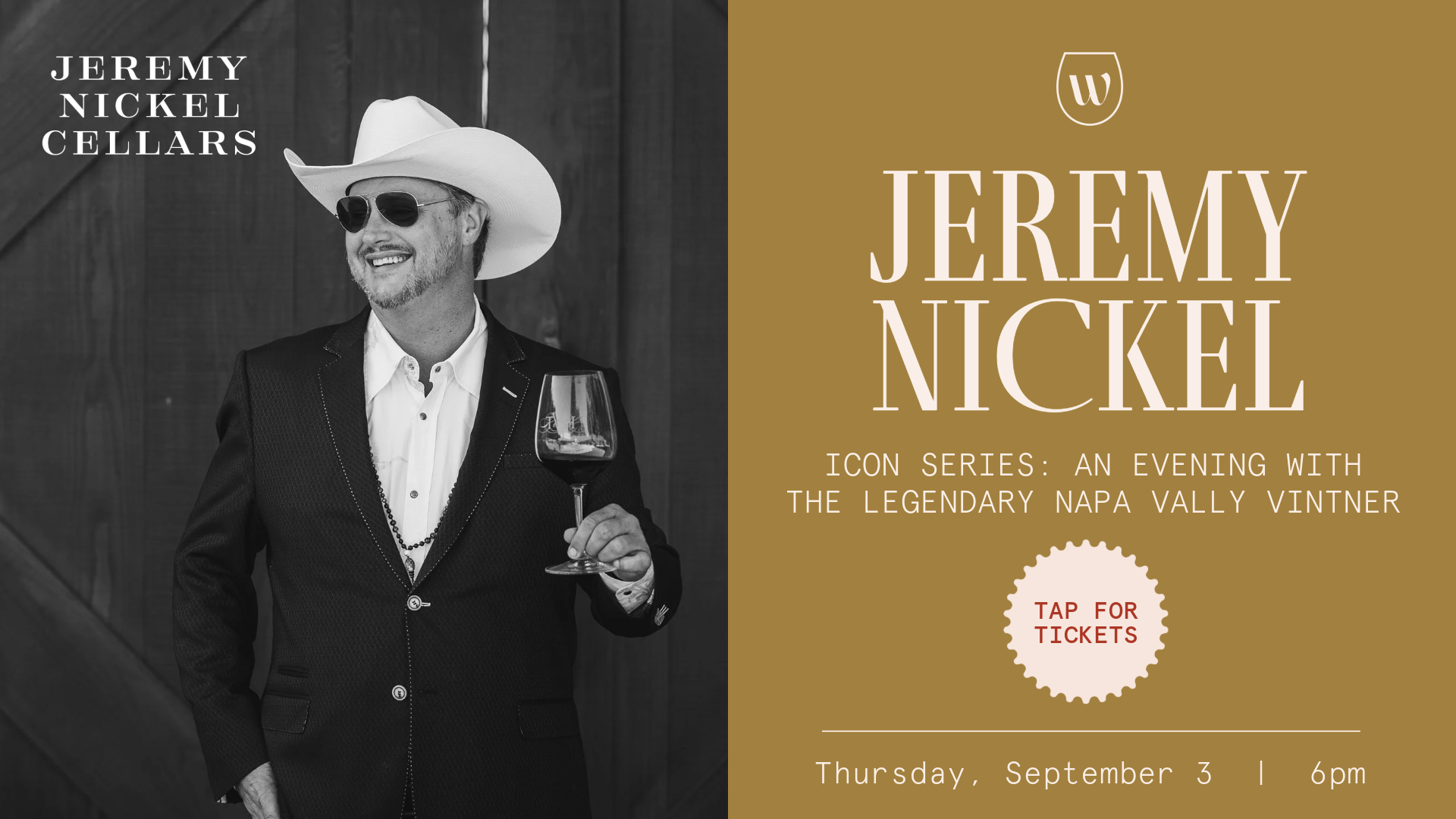 An event flyer for