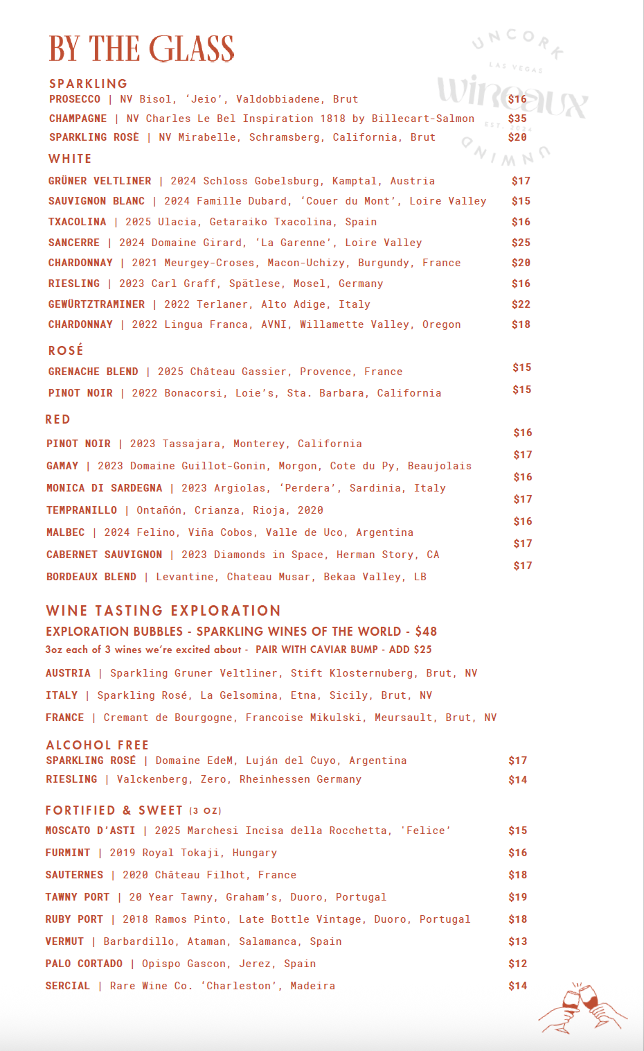 A menu for savories and bites at a restaurant