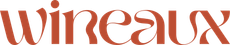 The word wineaux is written in red letters on a white background.