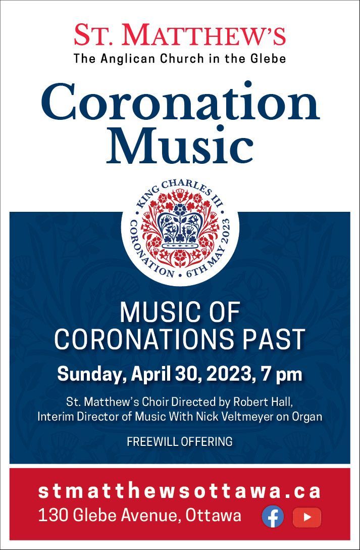 Coronation Music poster