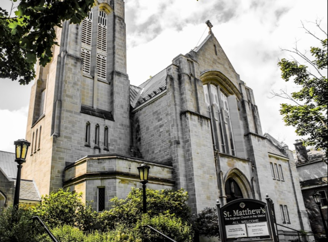 exterior photo of St. Matthew's Anglican Church Ottawa
