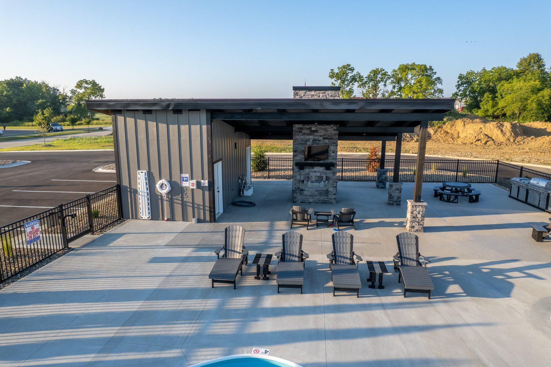 pool deck
